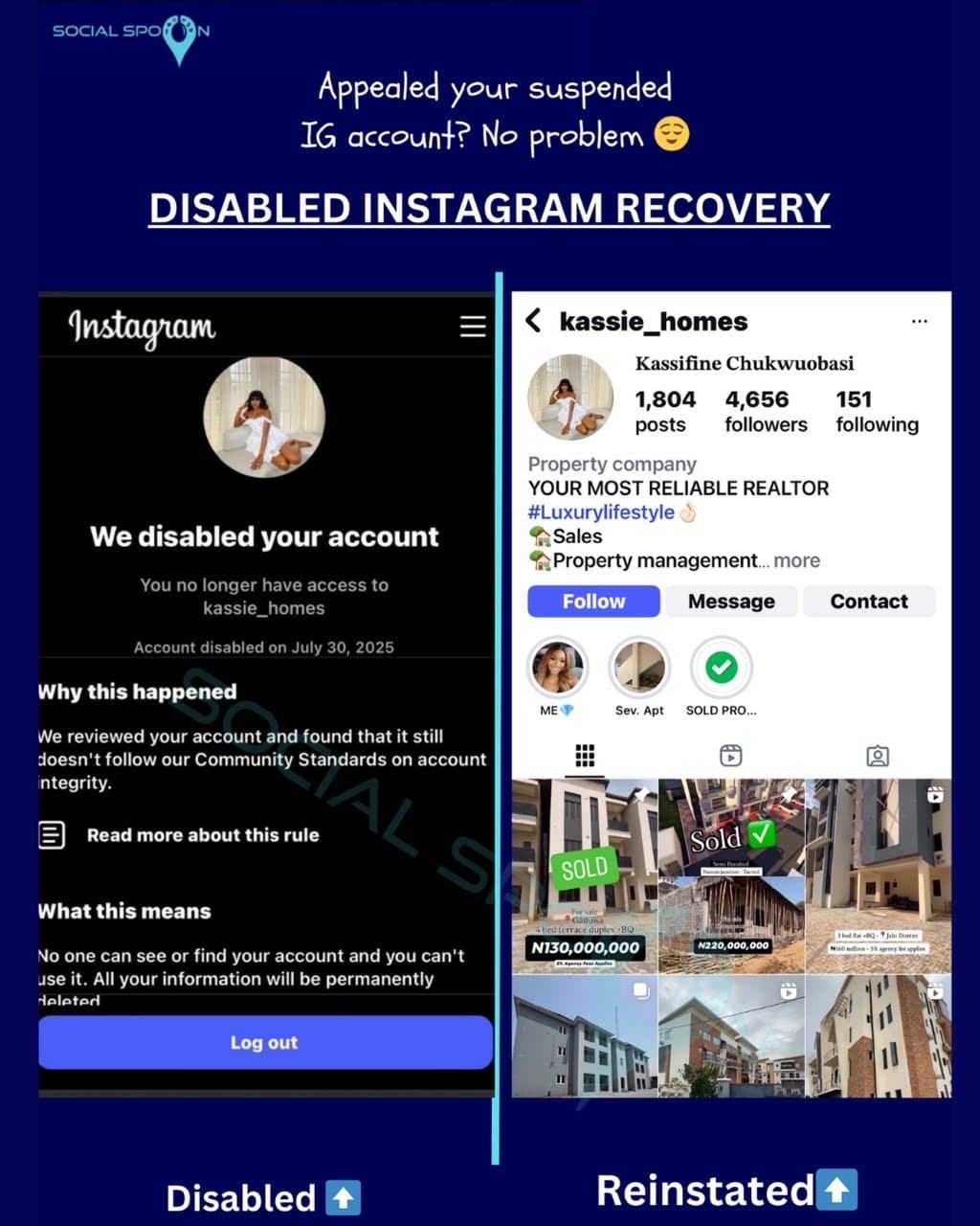 Disabled Instagram: @kassie_homes
