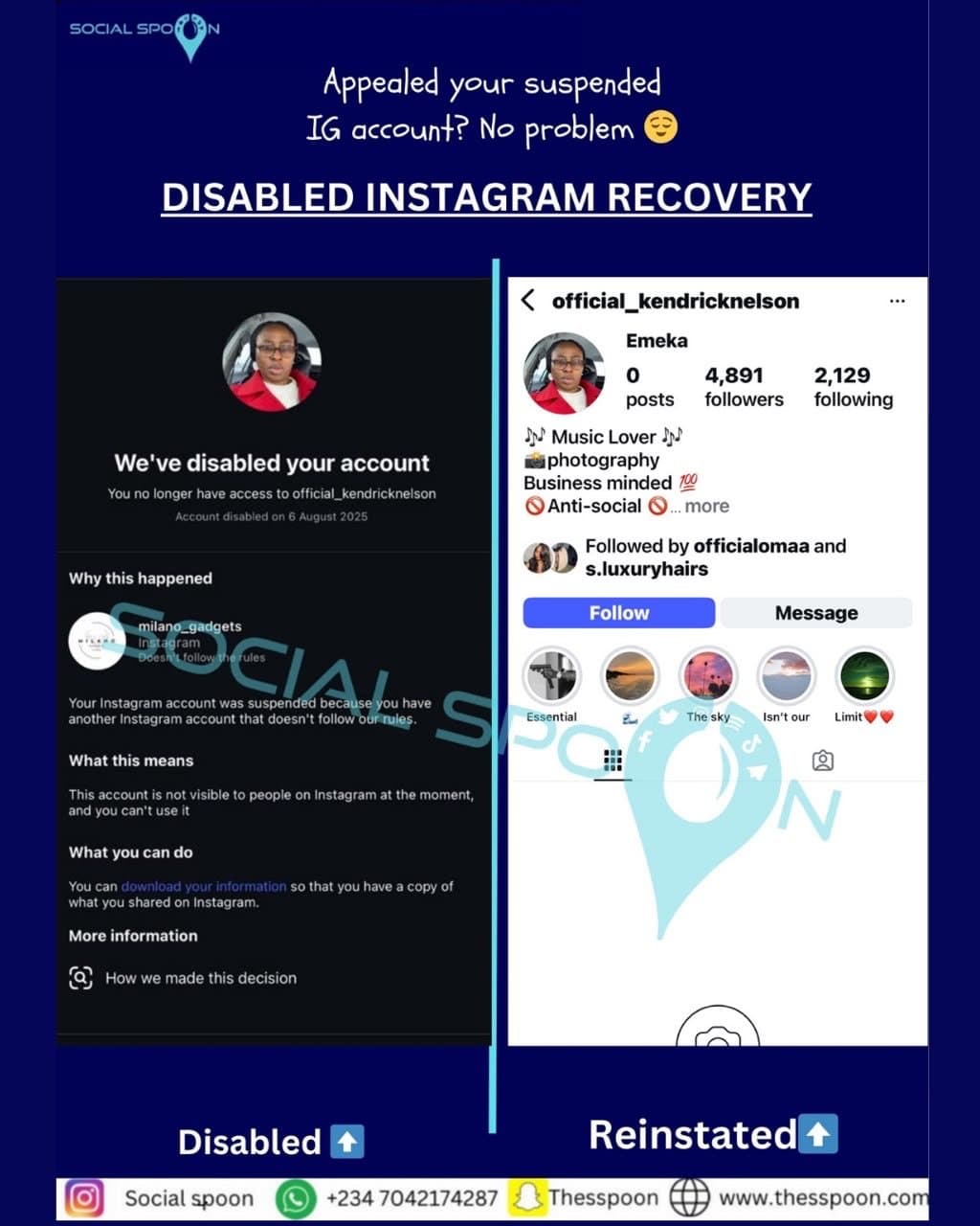 Disabled Instagram: @official_kendricknelson